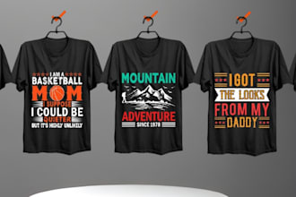 design custom t shirt typography graphic t shirt designs