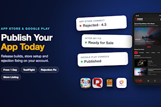 publish your flutter app on google play store and apple app store