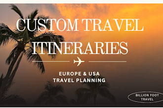 be your personal travel planner