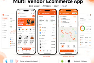 evelop a white label multi vendor ecommerce app like daraz amazon noon clone