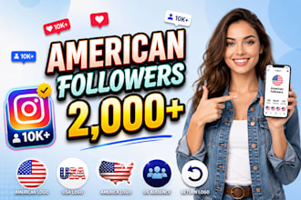 provide 2,000 organic USA targeted instagram followers