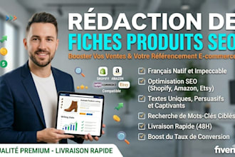 write your french ecommerce product descriptions seo