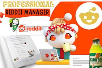 manage reddit marketing for ecommerce business website, product, crypto ai saas