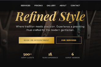 create professional business websites