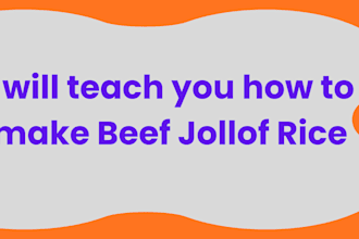 teach you how to cook beef jollof rice