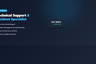 be your expert technical customer support and incident management specialist