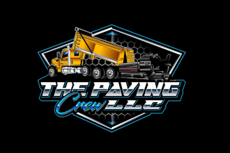 design incredible beautiful asphalt logo with unlimited revision