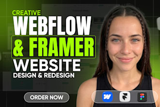 do webflow website design, framer website, figma to webflow, webflow developer