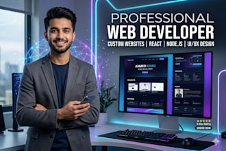 create a professional single page website or portfolio using ai