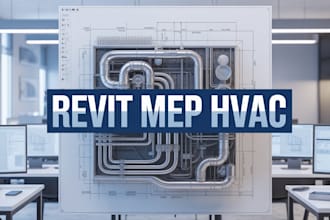 create revit mep hvac models and shop drawings