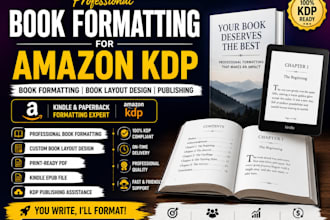 book formatting for amazon kdp book formatting