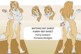 furry ref sheet nsfw furry reference sheet anthro character fursona ref sheet