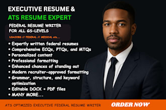 write professional CV federal medical engineering usajobs health resume writing
