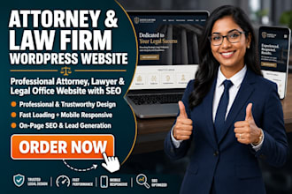 build attorney, law firm wordpress website, attorney, legal office wordpress SEO