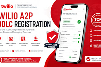 get approval for twilio a2p 10dlc and ghl registration for SMS