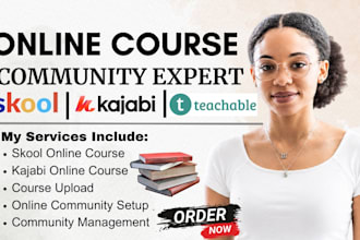 setup skool community, online course, course promotion, skool community manager