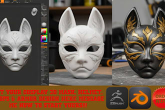 3d print and paint 3d mask 3d helmet cosplay mask halloween mask with shipping