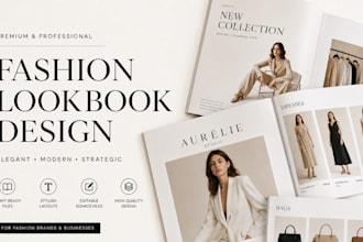 design product catalogue fashion lookbook, linesheet,company product catalogue