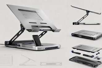 do 3d concept design 3d design and 3d prototype in blender