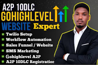 build high converting gohighlevel funnel ghl automation workflow and landingpage