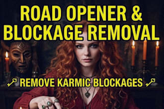 cast powerful road opener spell, remove blockages and curses, good luck spell