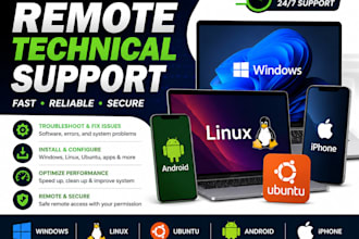 fix windows issues and provide technical support