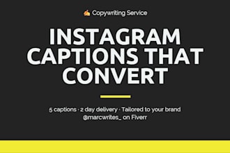 write engaging instagram captions for your business