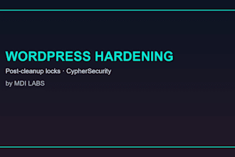 harden wordpress after malware cleanup