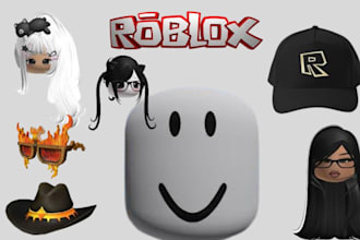 create custom roblox ugc accessories, hats, hair face design and avatar item