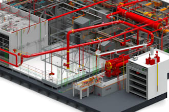 create revit bim fire protection models and shop drawings