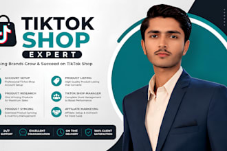 set up tiktok shop, affiliate marketing, and store management