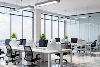 do 3d office design, commercial design, workspaces design and 3d rendering