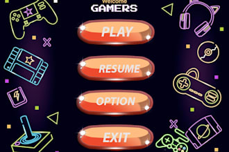 modern game UI UX design mobile PC games