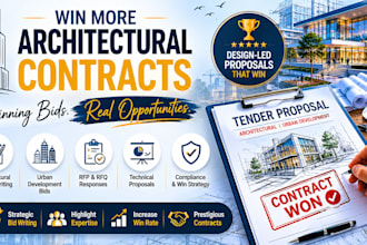 write winning architectural tender, bid proposal and urban development contract