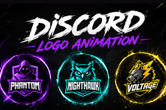design custom discord logo, fivem assets and animation