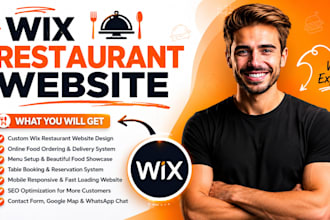 build wix restaurant website food truck wix website online ordering reservation