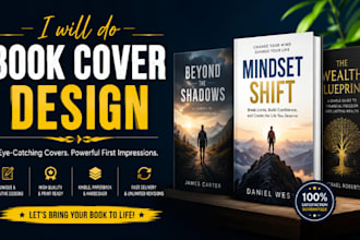 3d mockup ebook cover with kindle cover, print ready format