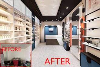 do virtual staging and renovation of your home interior