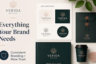design minimalist luxury business logo design branding kit and brand identity