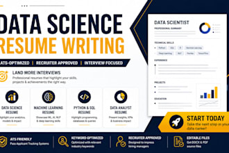 write a top data science resume, as a professional technology recruiter