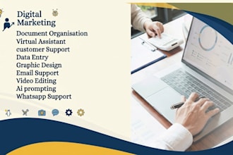 provide virtual assistant customer support digital marketing