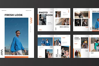 design luxury interactive digital lookbook, product catalogue with flipbook
