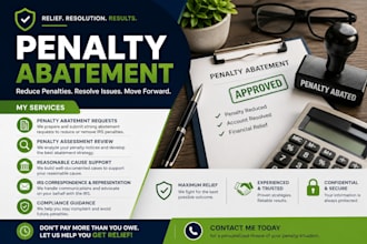 request irs penalty abatement and form 843 relief letter