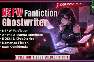 ghostwrite nsfw fanfiction bdsm erotic anime manga smut kink romance story