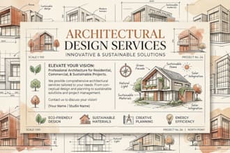 do architectural design consult for sustainable commercial and residential plan