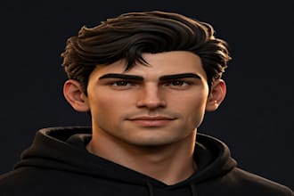 do 3d character model, character modeling