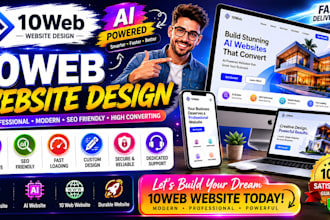 build 10web website, ai website, 10web durable website