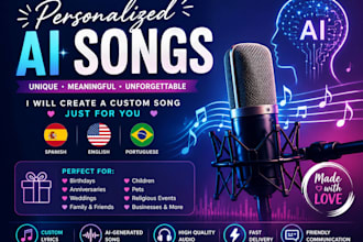 create a personalized ai song in spanish for any occasion