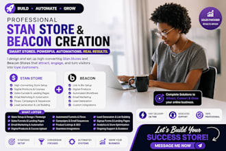 stan store, stan store marketing, upload digital product ,beacon ai, gumroad