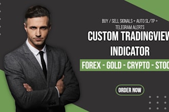 create a custom tradingview indicator with buy sell alerts